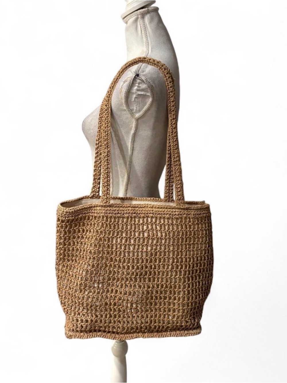 Madewell Women’s Tote Straw Raffia Shoulder Bag Lined